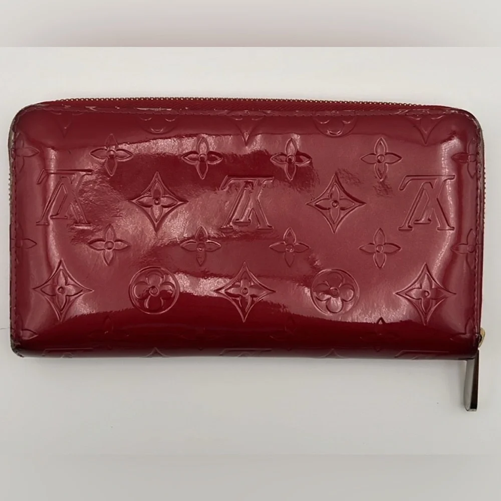 Louis Vuitton Monogram Big red vernis zipper wallet - Picture 2 of 9